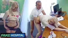 ”Blonde Babe Screwed by Doc”