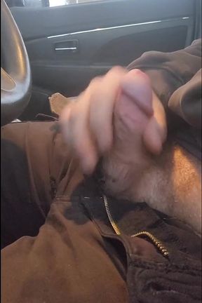 Public Jerk in the Car with a Condom.