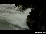 Private.com - Trio with DP on the beach