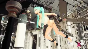 Curvy Scientist Enjoys Forbidden Machine Encounter in High-Tech Lab Experiment