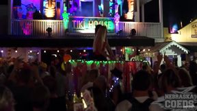 Pre Fantasy Fest Street Party With Body Painting And Flashing Key West