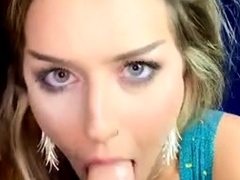 SofiaTheeDoll Face Close Up Blowjob With Dildo