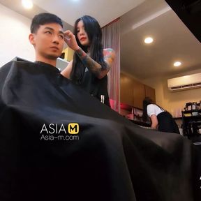 ModelMedia Asia-Barber Shop Bold Sex-Ai Qiu-MDWP-0004-Best Original Asia Porn Video