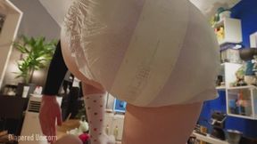 You wet your diaper. The reward is a handjob!