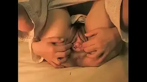 Japanese housewife spreads her loose pussy for a good time