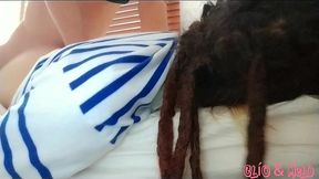 dreadhead clio receives hard morning anal