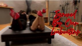 Ignored by our Louboutins during our kinky talk (BETASAFE)