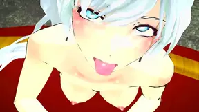 Weiss Surrenders to Brainy Bucks Raw Desire in Hot Animated Clash