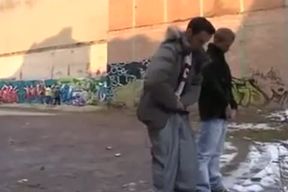 homosexual Orgie Outside