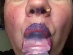 Cute young amateur web cam girl masturbates with her toy