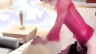 Vintage Crossdresser Twink Gets Bareback Anal and Handjob
