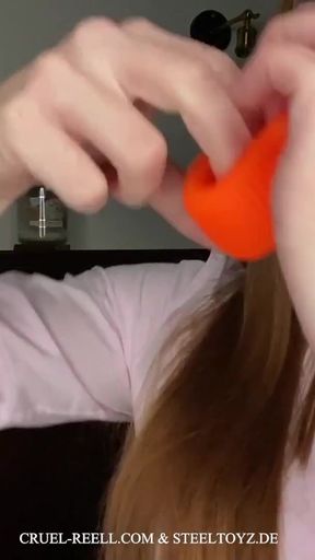 Captivating moment from &quot;Cruel Reell &amp; Steeltoyz Present: Balls T Ballstretcher - Perfect Grip for Intense Pleasure&quot;