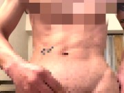 Within 1 minute 12 seconds　Erection challenge with a　comb　Japanese