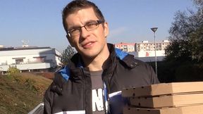 Ripped Pizza Guy Takes a Load After Hard Anal - XXX Gay