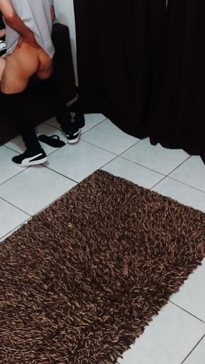 Housewife receives the technician for her TV concert   Clip 1