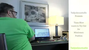 18-year Old Tiana Blow Fucks Tad Pole