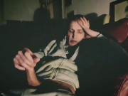 Over tired cumshot then smoking with my 2 pussies lol