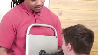 SayUncleNetwork.com - Shy white man loves the domination of a thick ebony penis