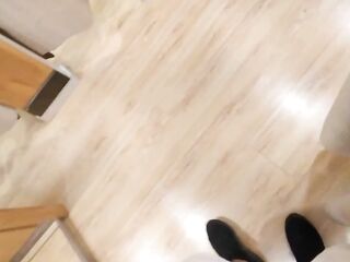 I chase an unknown angel in the clothing store and she sucks my dong in the fitting rooms