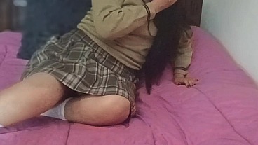 Y SI ME LOS ECHAS ATRÁS??? Parece Una Santa En Clase Pero a Esta Colegiala Mexicana De 18 años LE ENCANTA COGER! ("XVIDEOS RED" VERSION)