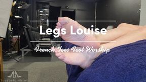 Legs Louise French Toes Foot Worship