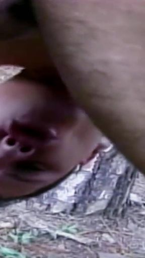 Tranny Fucks New Boyfriend for the First Time Outdoors Anal