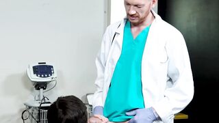 Patient Dakota Lovell takes hot pics of doctor Brody Kayman and ends up riding his bi