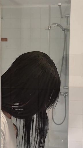 Sexy and Hot Slim College Girl Takes Her Panties off to Flash Tight Shaved Pussy Under Her Skirt