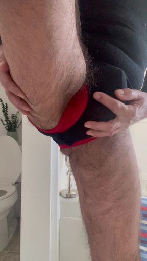 Snap crotch and cock panties to give me a nice Stiff Prick