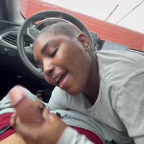 Ebony Car Ride Home with Stranger