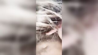 $25 FELLATIO shy Lot Lizard didn't wanna sho her face! Young slut