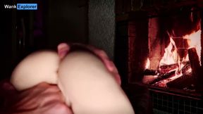 Three Fingers and a Fireplace - Stepdaddy Fingers and Talks Sweet Things to You!
