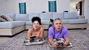 Beige Gamer's Sneaks Slutty Emo Pussy