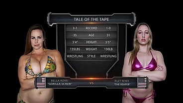 Riley Reyes vs Bella Rossi Female Wrestling