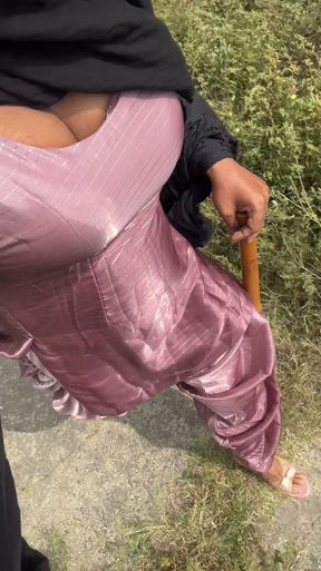 shiny silky satin suit salwar cross dresser indian bhabhi big tits