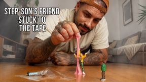 Step-son’s friend stuck to the tape - Lalo Cortez