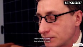 Fitness Angel Seduced and Banged by Her Nerd Coworker in Hardcore Encounter