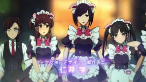 Akiba Maids in uniform anime video