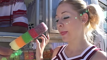 Cute Blonde Cindy Loo Gets Fucked in Her Tight Pussy