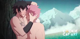 Gray fucks Natsu at picnic debauched gay anime yaoi hentai