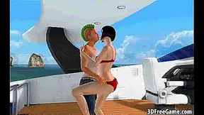 Brunette Beauty Takes Rough Ride on Boating Blowjob Adventure
