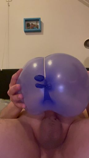 Nice balloon fucking
