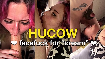 HUCOW: Facefuck for “cream”