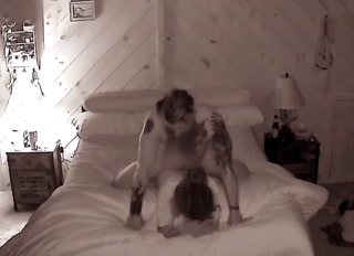 Wife getting her tight pussy fucked and her ass filled full of cum