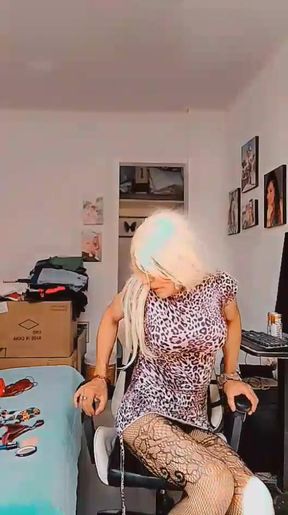 Busty ladybug swallows her by the anus