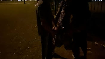 bareback latin gay sex in the street square