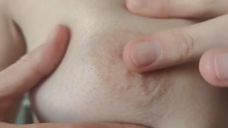 My sweet nipples are delighted with caresses and oil massage