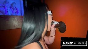 fucking this bad ass latina bitch valerie kay at her first gloryhole visit