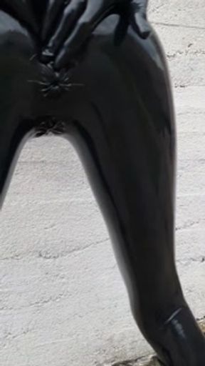 OnlyFans teaser - Rubberdoll at the coast!
