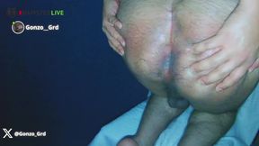 Cock and ass with hot chubby